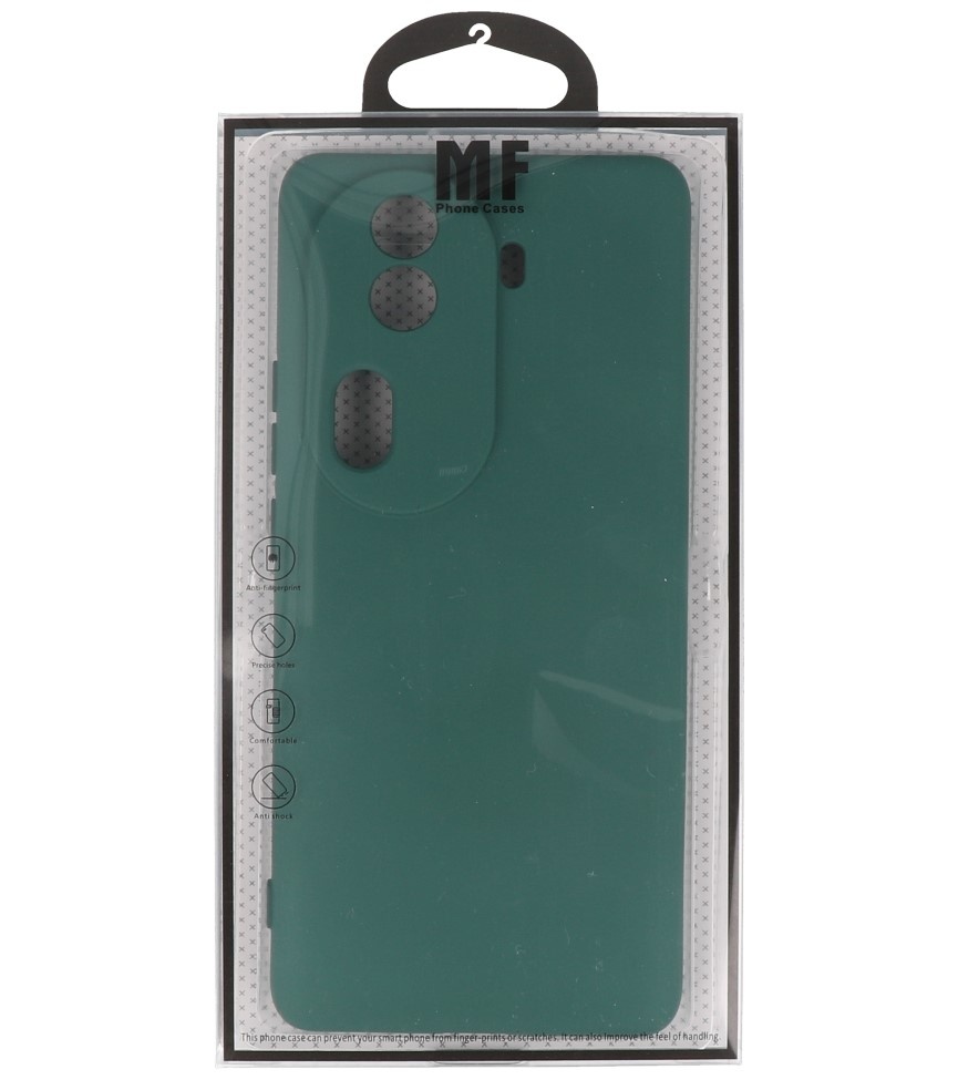 Custodia in TPU colorata alla moda per Oppo Reno 11 Pro 5G verde scuro