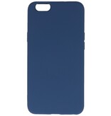 Fashion Color TPU-cover til Oppo A59 4G Navy