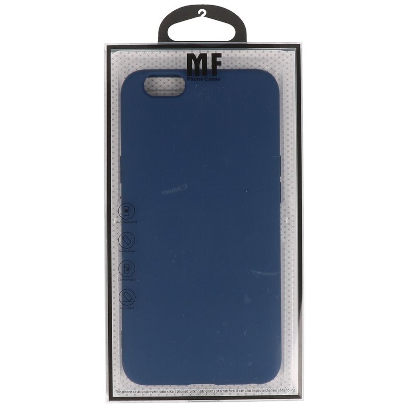 Fashion Color TPU-cover til Oppo A59 4G Navy