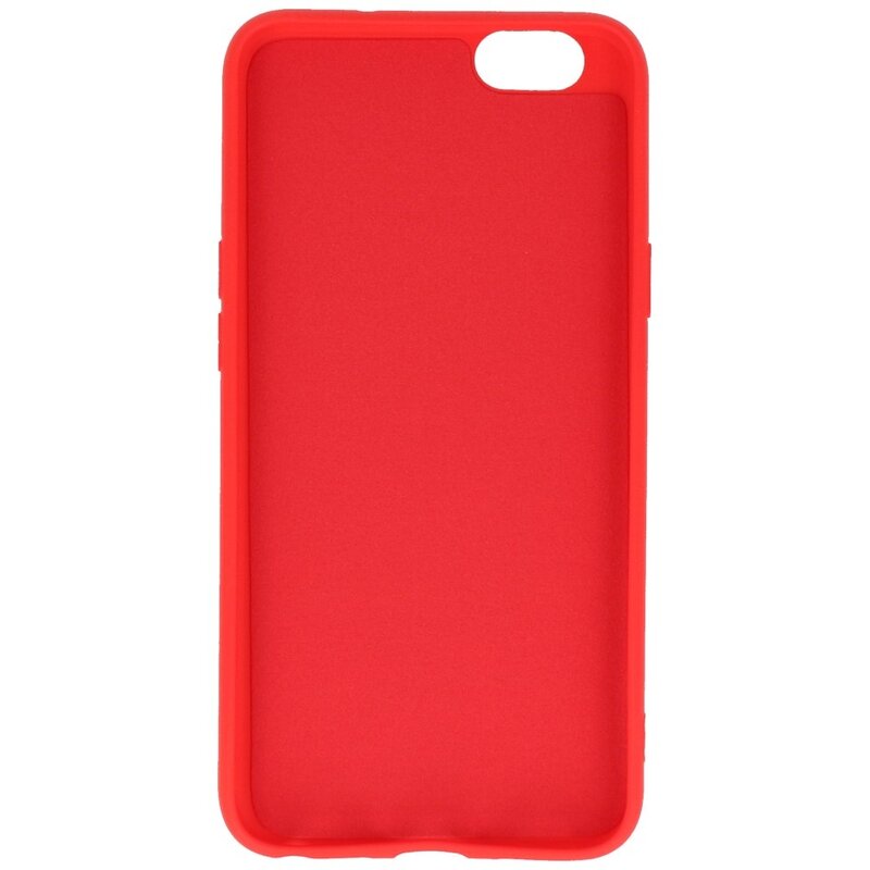 Custodia in TPU colorata alla moda per Oppo A59 4G Rossa