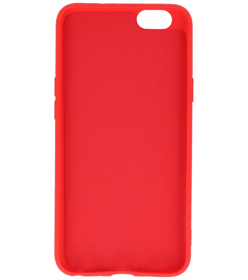 Custodia in TPU colorata alla moda per Oppo A59 4G Rossa