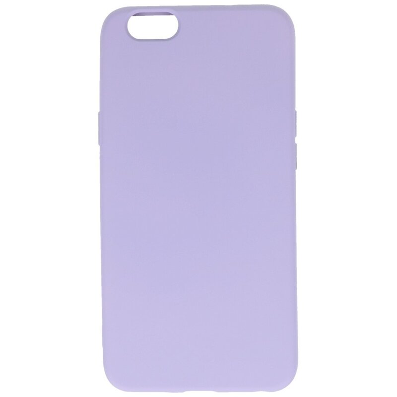 Fashion Color TPU-Hülle für Oppo A59 4G Lila