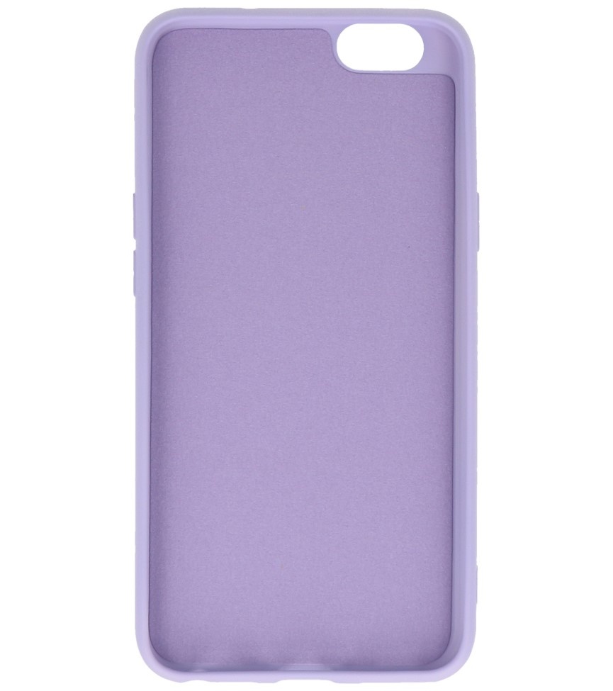 Fashion Color TPU Case for Oppo A59 4G Purple