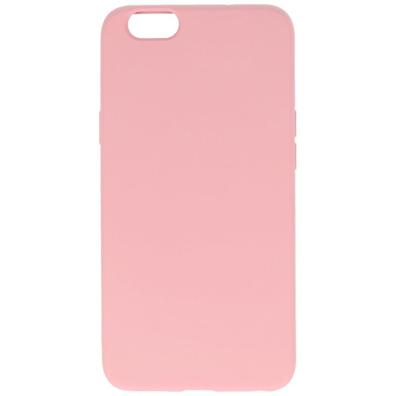 Fashion Color TPU-cover til Oppo A59 4G Pink