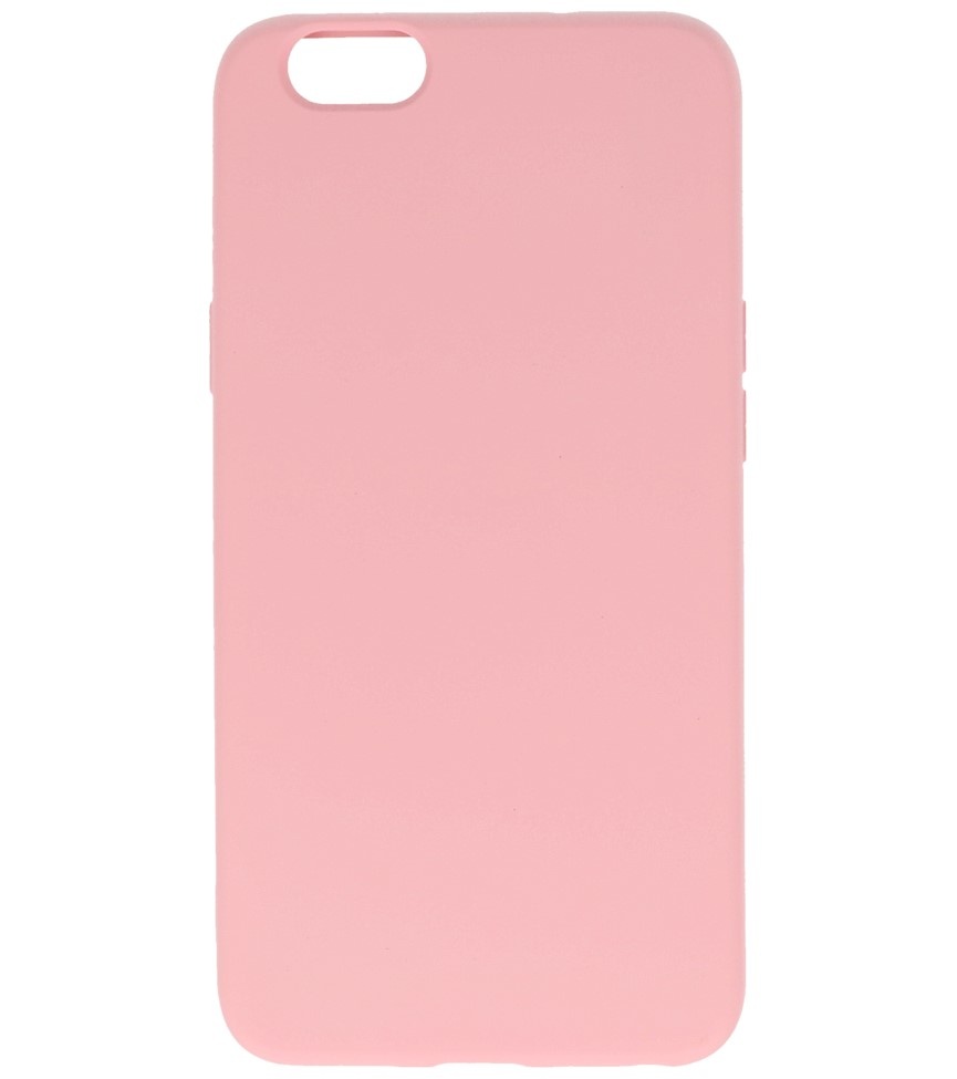 Fashion Color TPU Case for Oppo A59 4G Pink