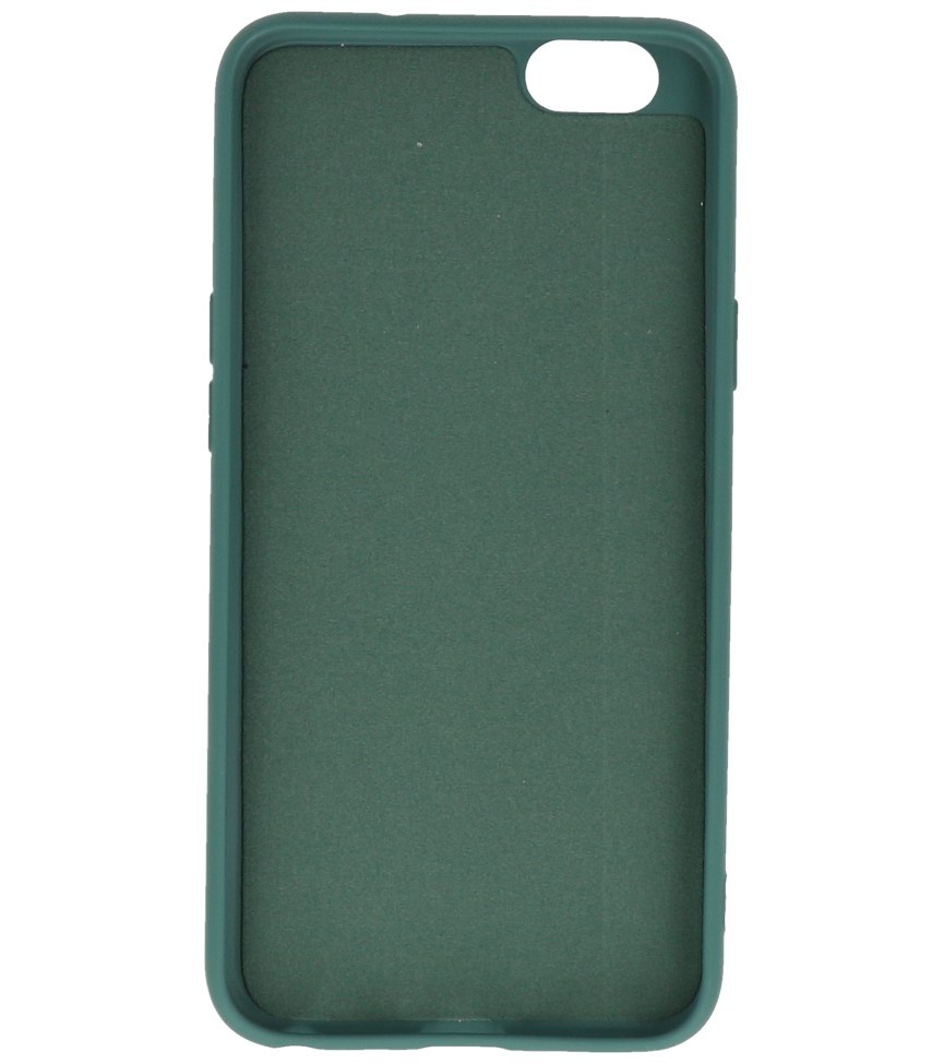 Fashion Color TPU Case for Oppo A59 4G Dark Green