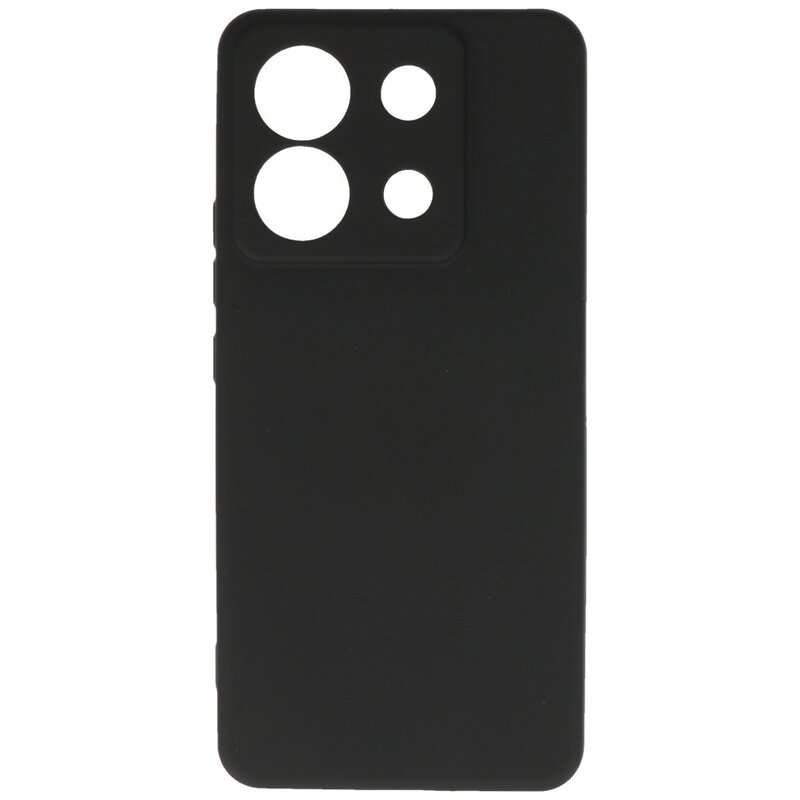 Fashion Color TPU-cover til Redmi Note 13 Pro 5G Sort