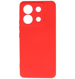 Coque en TPU couleur tendance Redmi Note 13 Pro 5G rouge