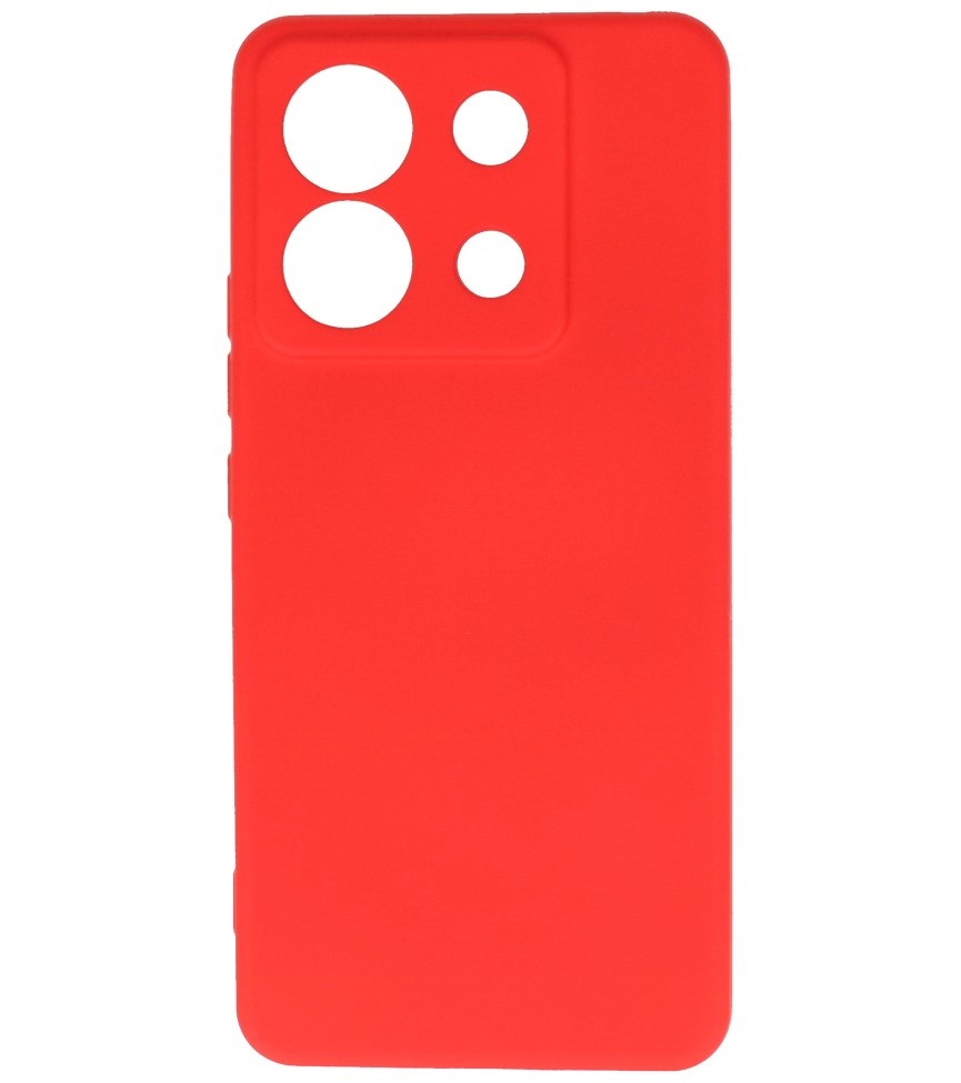 Fashion Color TPU Hoesje voor Redmi Note 13 Pro 5G Rood