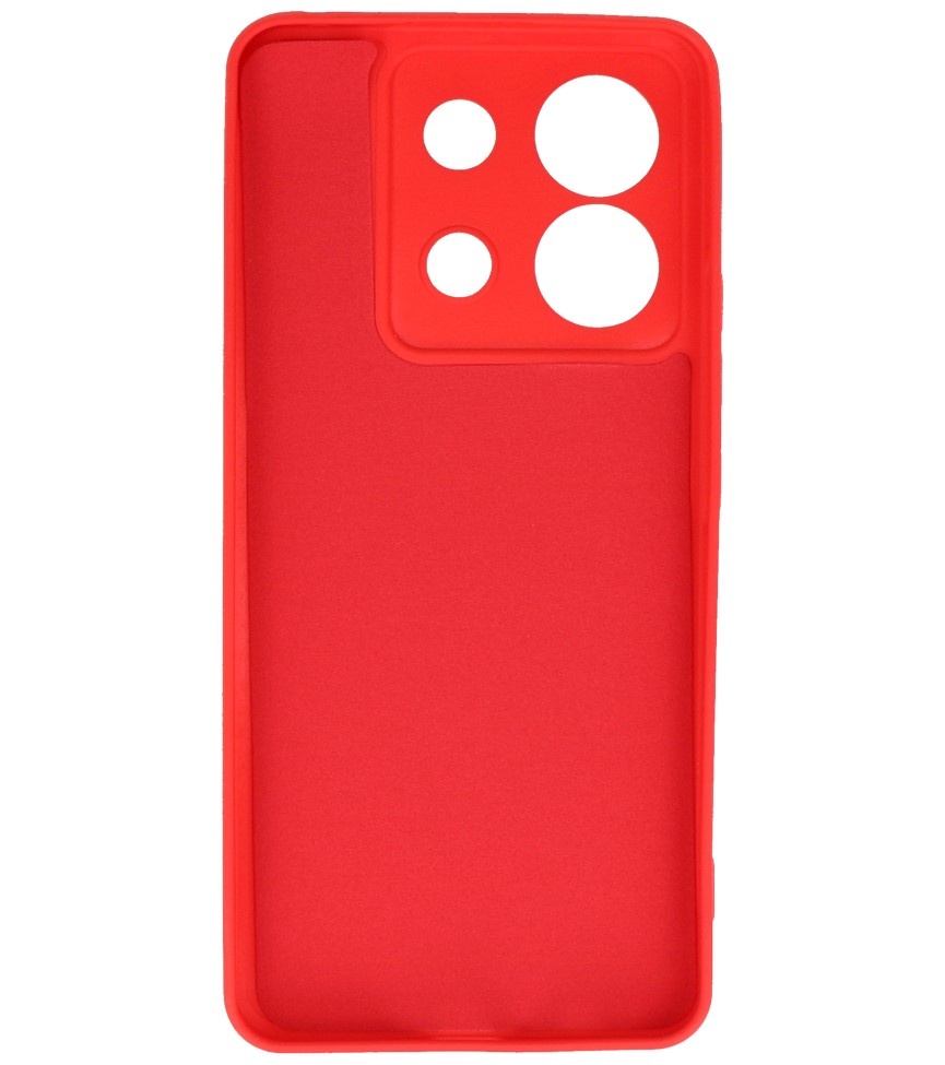 Fashion Color TPU Case for Redmi Note 13 Pro 5G Red