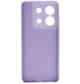 Fashion Color TPU Hoesje voor Redmi Note 13 Pro 5G Paars