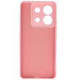 Funda TPU Color Moda para Redmi Note 13 Pro 5G Rosa