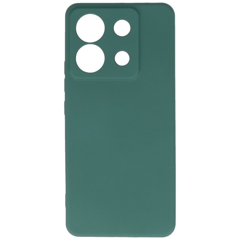 Funda TPU Color Moda para Redmi Note 13 Pro 5G Verde Oscuro
