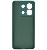 Fashion Color TPU Hoesje voor Redmi Note 13 Pro 5G Donker Groen