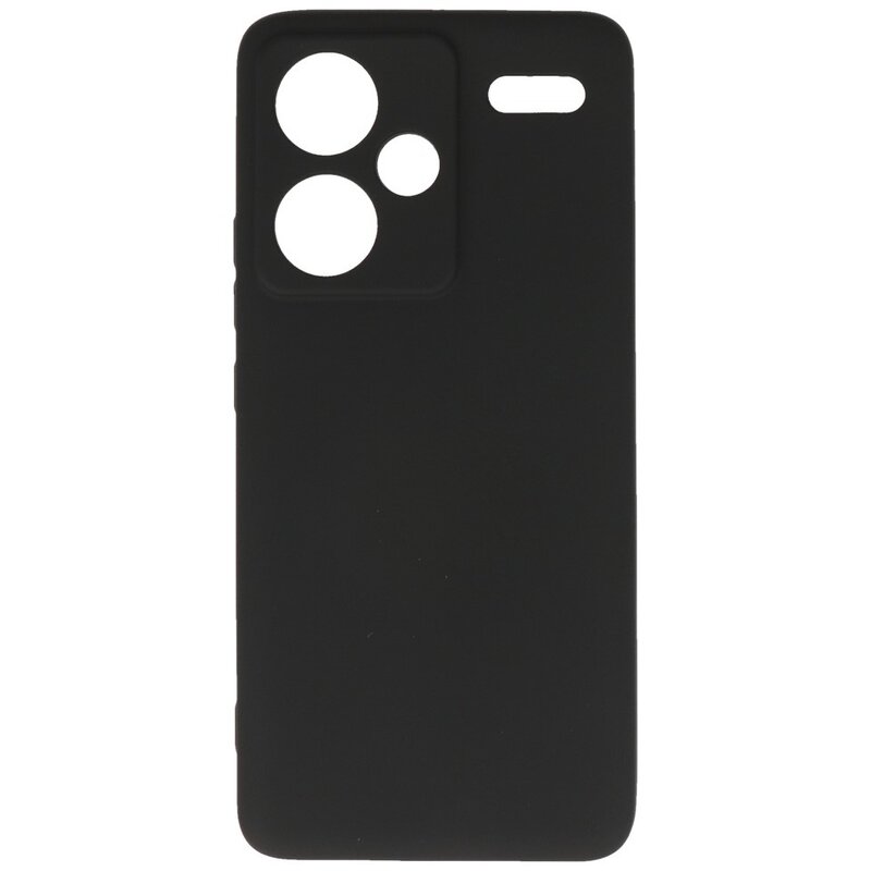 Coque TPU Couleur Mode pour Redmi Note 13 Pro Plus Noir