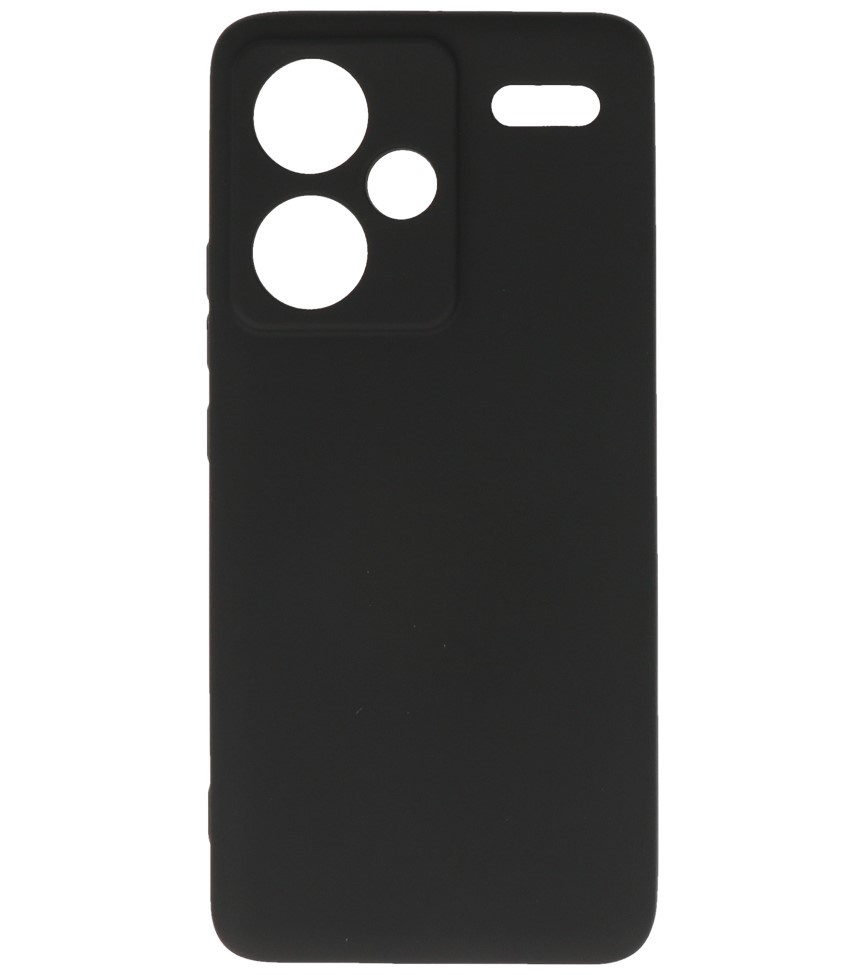 Coque TPU Couleur Mode pour Redmi Note 13 Pro Plus Noir