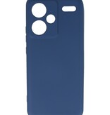 Fashion Color TPU Hoesje voor Redmi Note 13 Pro Plus Navy