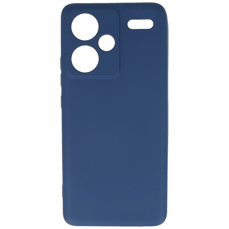 Funda TPU Color Moda para Redmi Note 13 Pro Plus Azul Marino