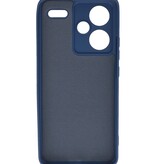 Fashion Color TPU-cover til Redmi Note 13 Pro Plus Navy