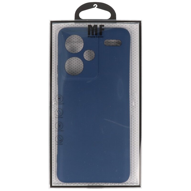 Funda TPU Color Moda para Redmi Note 13 Pro Plus Azul Marino