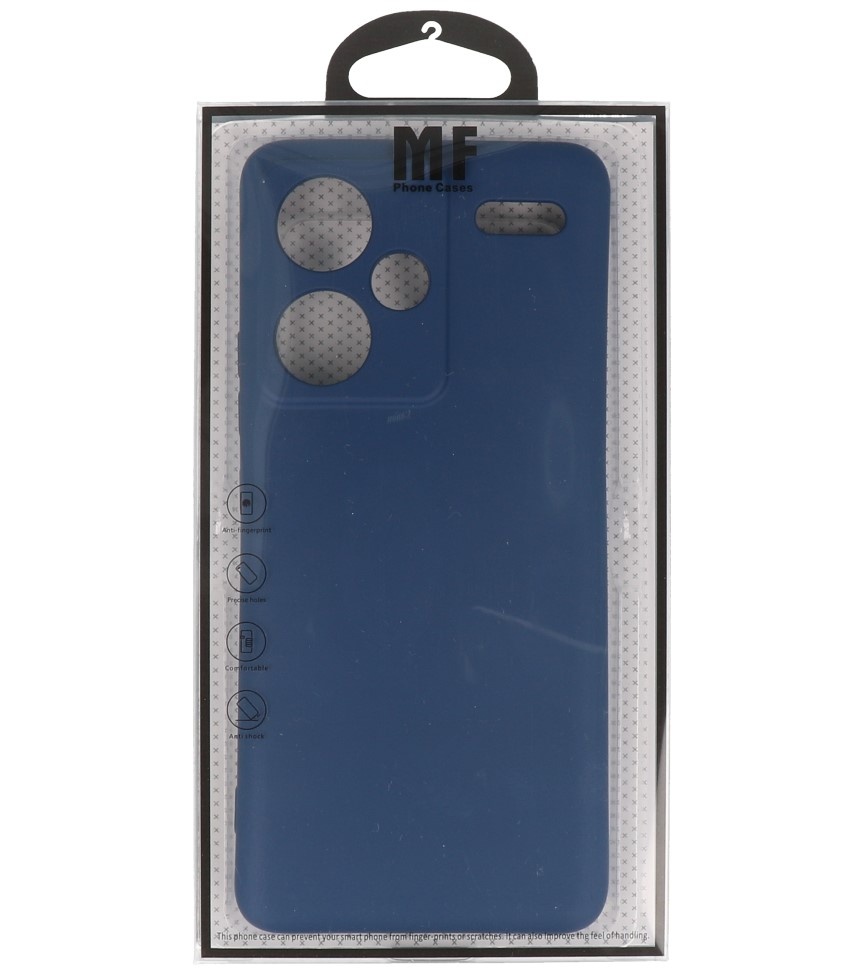 Fashion Color TPU-cover til Redmi Note 13 Pro Plus Navy