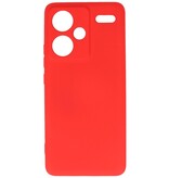 Funda TPU Color Moda para Redmi Note 13 Pro Plus Rojo