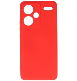 Coque TPU couleur tendance Redmi Note 13 Pro Plus rouge