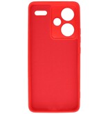 Coque TPU Couleur Mode pour Redmi Note 13 Pro Plus Rouge