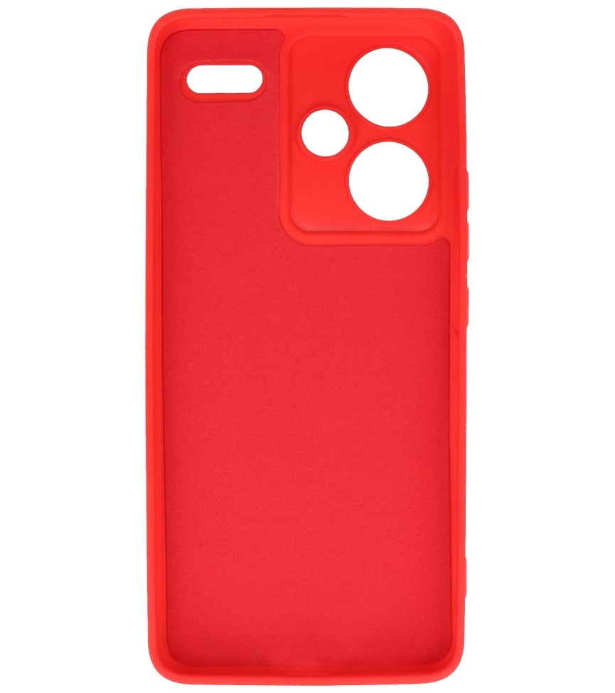 Fashion Color TPU Case for Redmi Note 13 Pro Plus Red