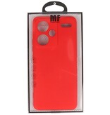 Coque TPU Couleur Mode pour Redmi Note 13 Pro Plus Rouge