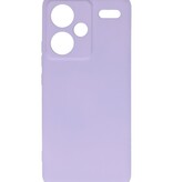 Coque TPU Couleur Mode pour Redmi Note 13 Pro Plus Violet