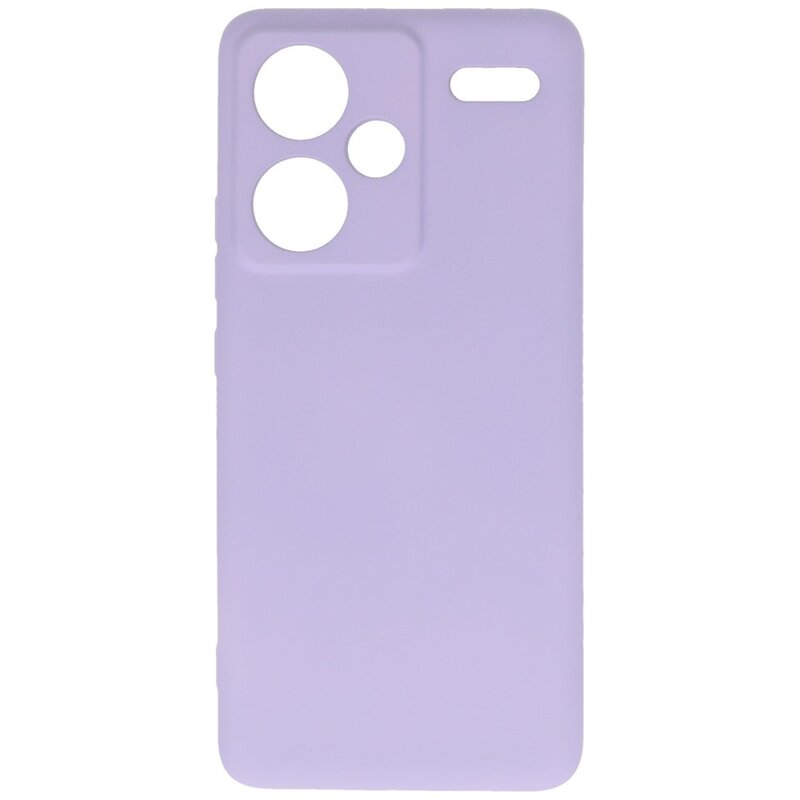 Funda de TPU de color de moda para Redmi Note 13 Pro Plus Púrpura