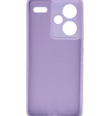 Fashion Color TPU-cover til Redmi Note 13 Pro Plus Purple