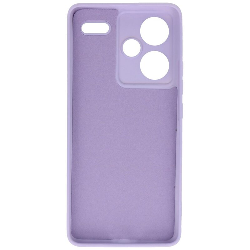 Funda de TPU de color de moda para Redmi Note 13 Pro Plus Púrpura