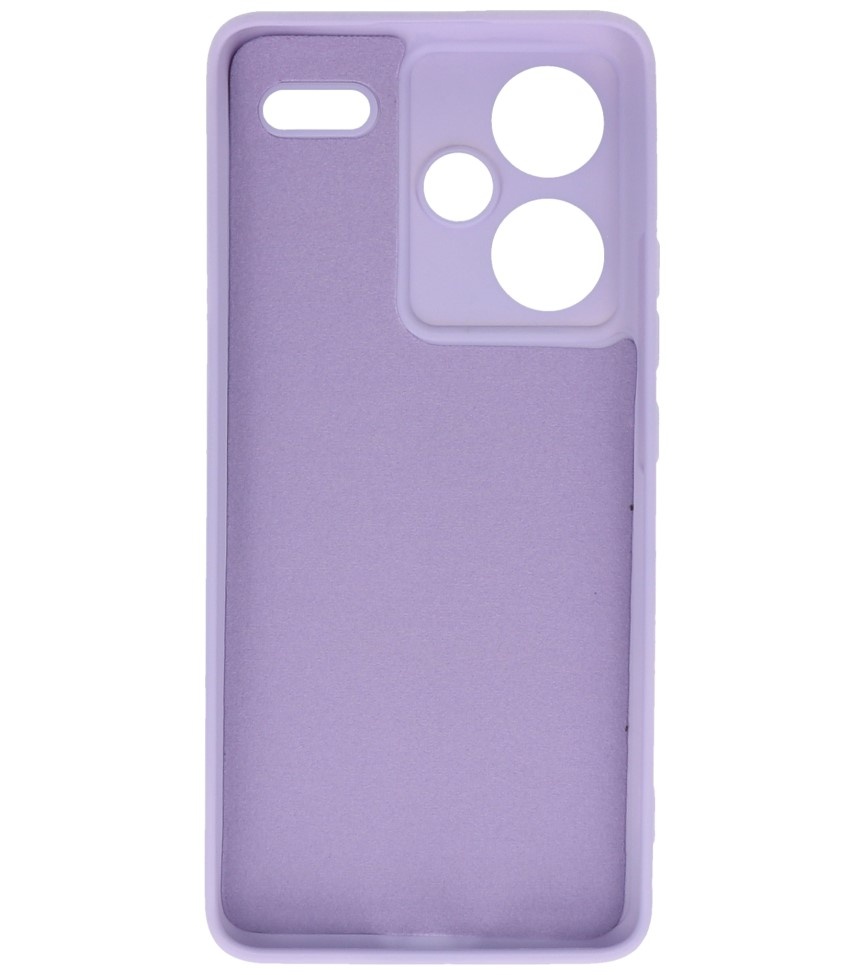 Fashion Color TPU-cover til Redmi Note 13 Pro Plus Purple