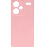 Coque TPU Couleur Mode pour Redmi Note 13 Pro Plus Rose