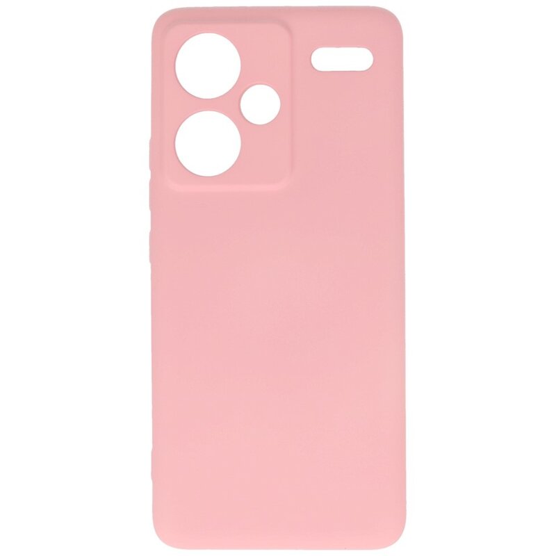 Funda TPU Color Moda para Redmi Note 13 Pro Plus Rosa
