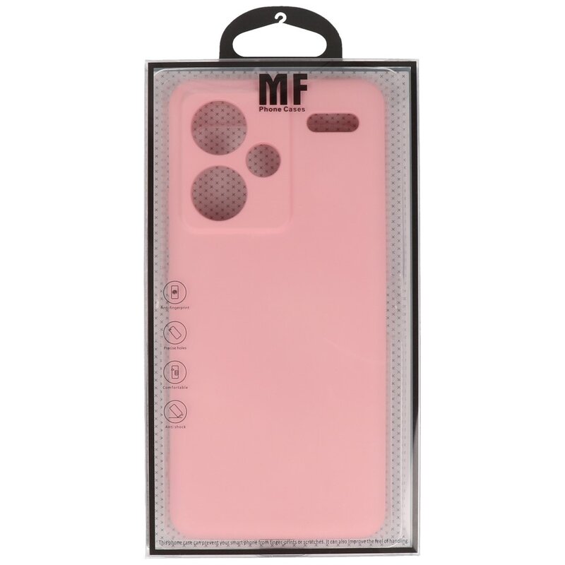 Funda TPU Color Moda para Redmi Note 13 Pro Plus Rosa
