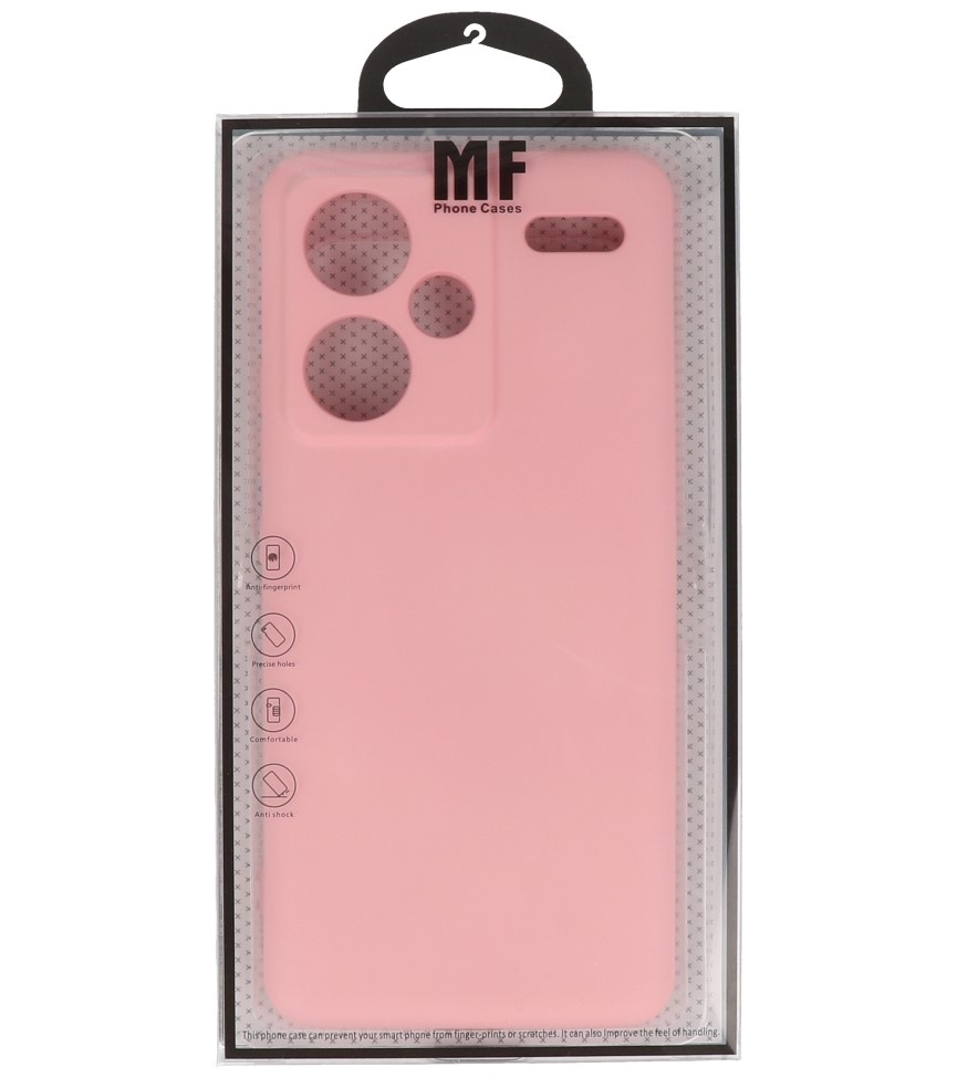 Fashion Color TPU-cover til Redmi Note 13 Pro Plus Pink