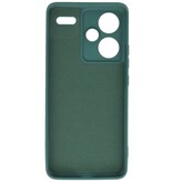 Funda TPU Color Moda para Redmi Note 13 Pro Plus Verde Oscuro
