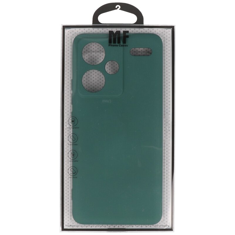Funda TPU Color Moda para Redmi Note 13 Pro Plus Verde Oscuro