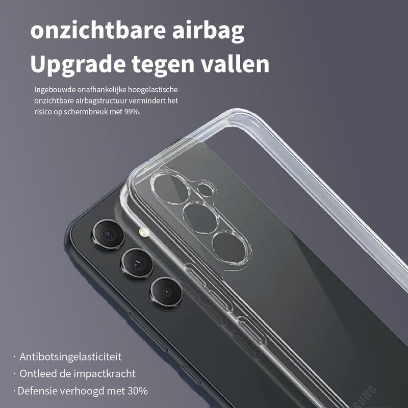 Custodia Trasparente Antiingiallimento per Samsung Galaxy A34