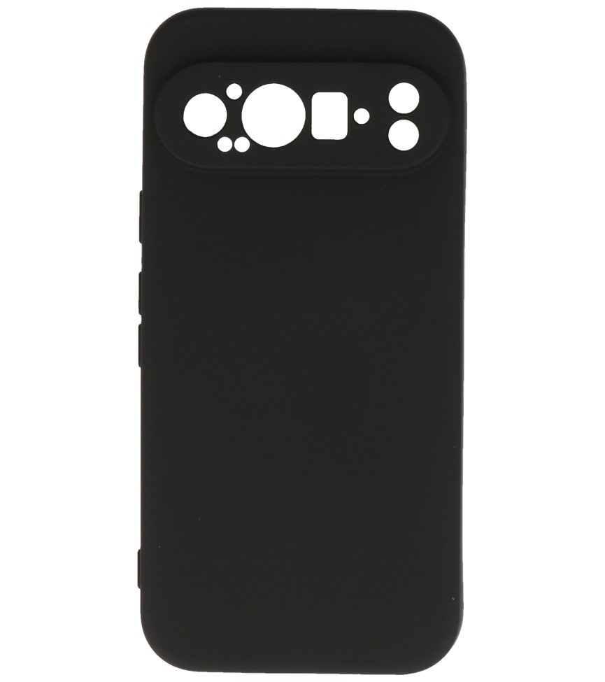 Funda de TPU de color de moda para Google Pixel 9 Negro