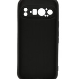 Funda de TPU de color de moda para Google Pixel 9 Negro