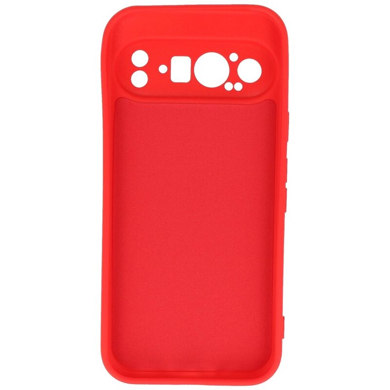 Funda de TPU de color de moda para Google Pixel 9 Rojo