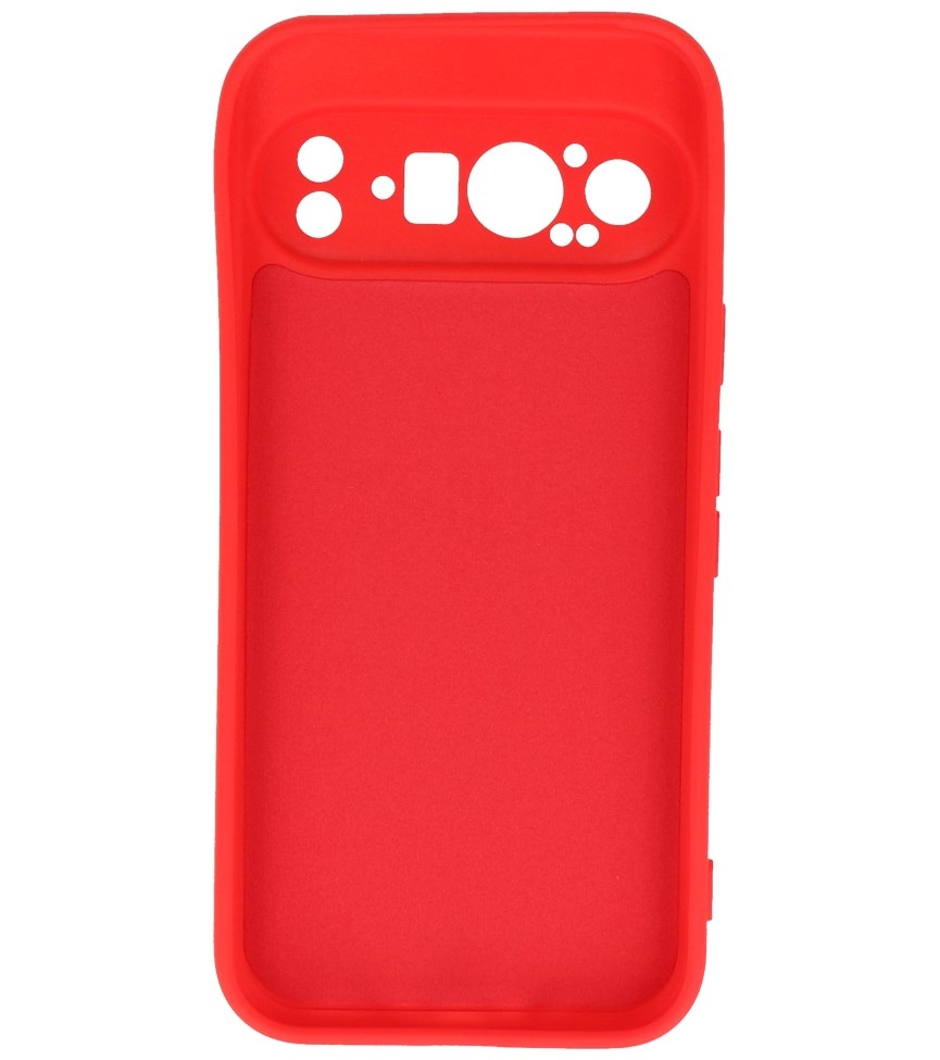 Funda de TPU de color de moda para Google Pixel 9 Rojo