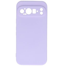 Coque en TPU couleur tendance Google Pixel 9 violet