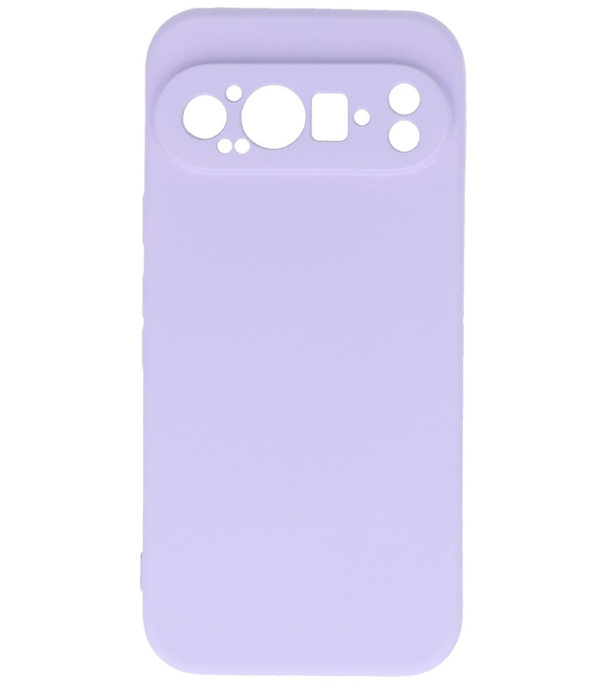 Fashion Color TPU Case for Google Pixel 9 Purple