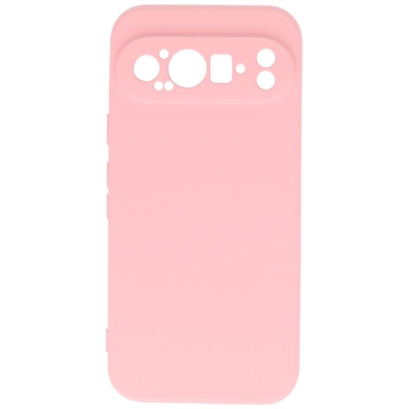 Funda de TPU de color de moda para Google Pixel 9 Rosa