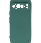 Custodia in TPU colorata alla moda per Google Pixel 9 verde scuro